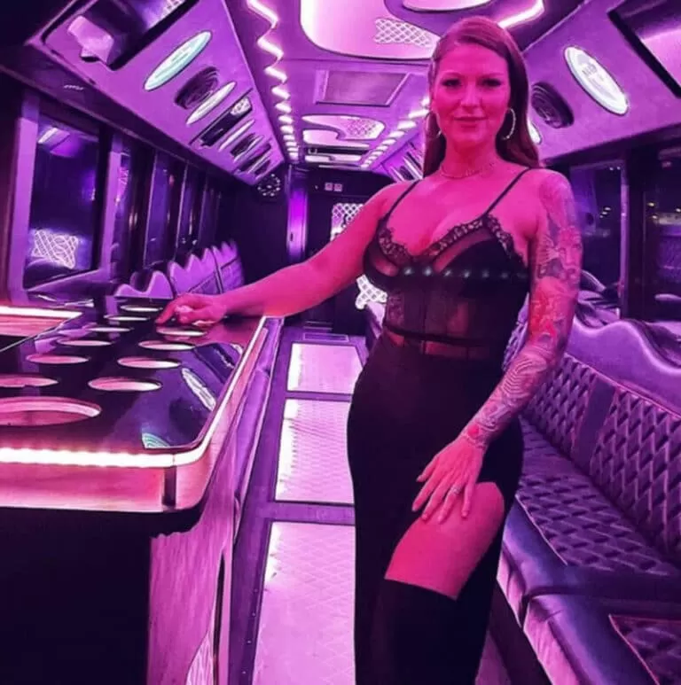 Model On Party Bus