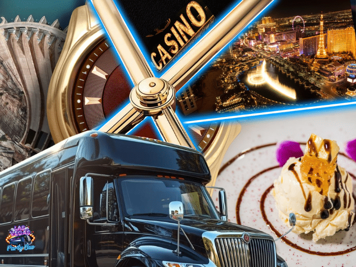 Las Vegas hourly party bus rental for flexible sightseeing